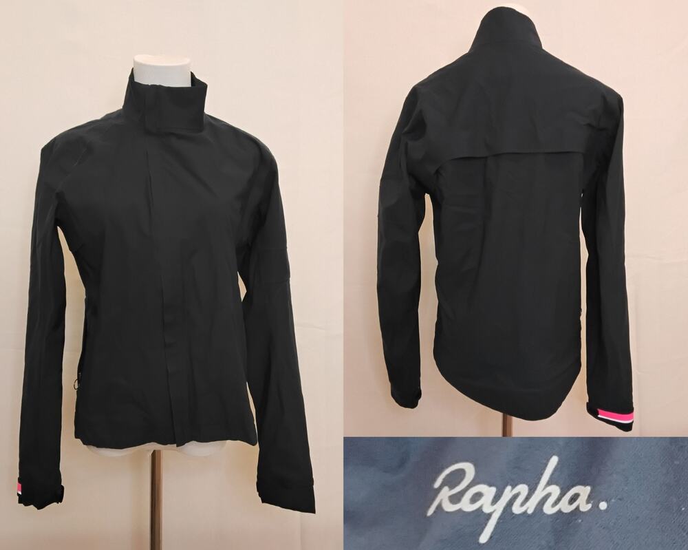 Rapha Cycling Jacket Women's S Navy Blue Water Resistant #W4541